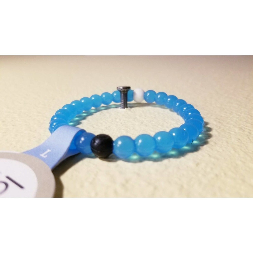 NWT Lokai Bracelet Blue Water Find Your Balance Size Large Find Your Balance